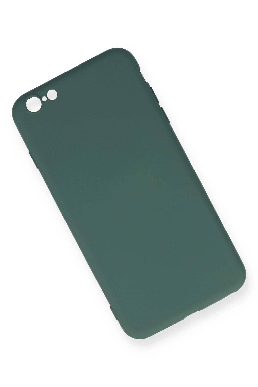 Mey İthalat® iPhone 6 Plus Kılıf Nano içi Kadife Silikon - Koyu Yeşil
