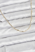 Mey İthalat® CM 14K Gold Renk Pirinç Ataç Zincir 60 cm Kadın Kolye