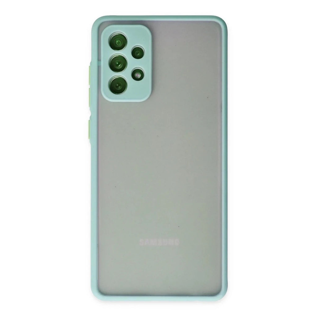 Mey İthalat® Samsung Galaxy A72 Kılıf Montreal Silikon Kapak - Turkuaz