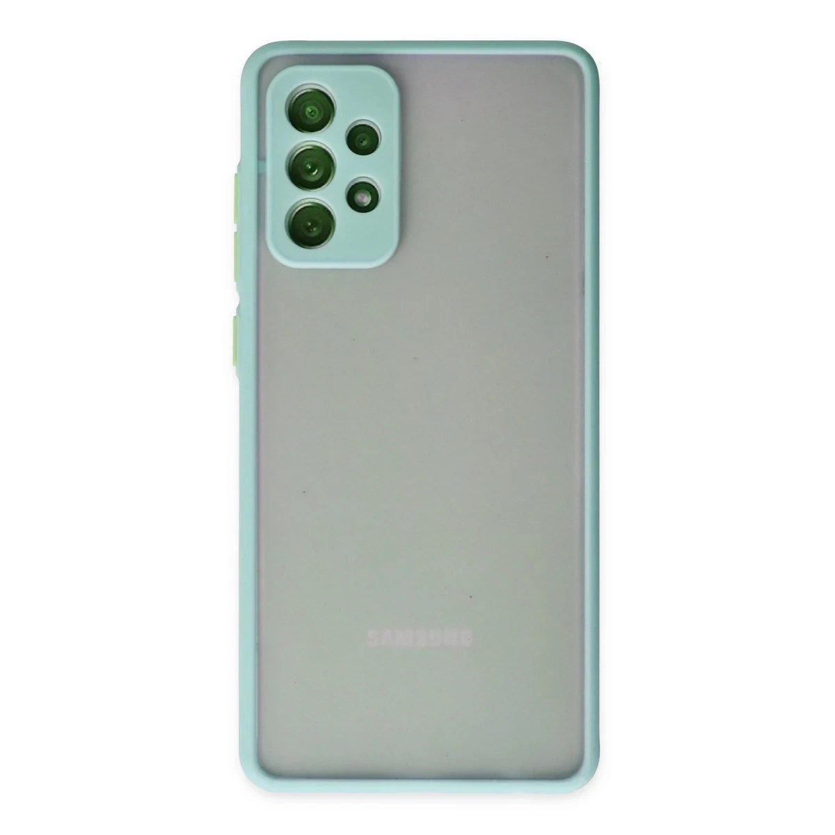 Mey İthalat® Samsung Galaxy A72 Kılıf Montreal Silikon Kapak - Turkuaz