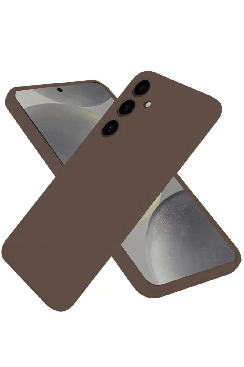 Mey İthalat® Samsung Galaxy A36 Kılıf First Silikon - Kahverengi