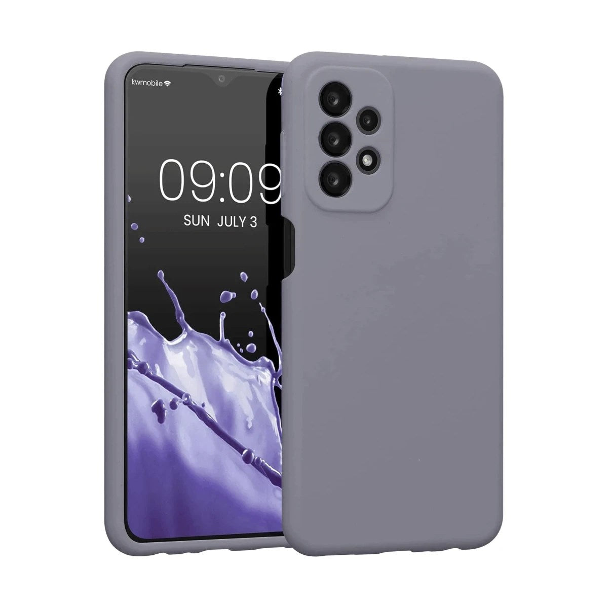 Mey İthalat® Samsung Galaxy A23 4G Kılıf First Silikon - Gri