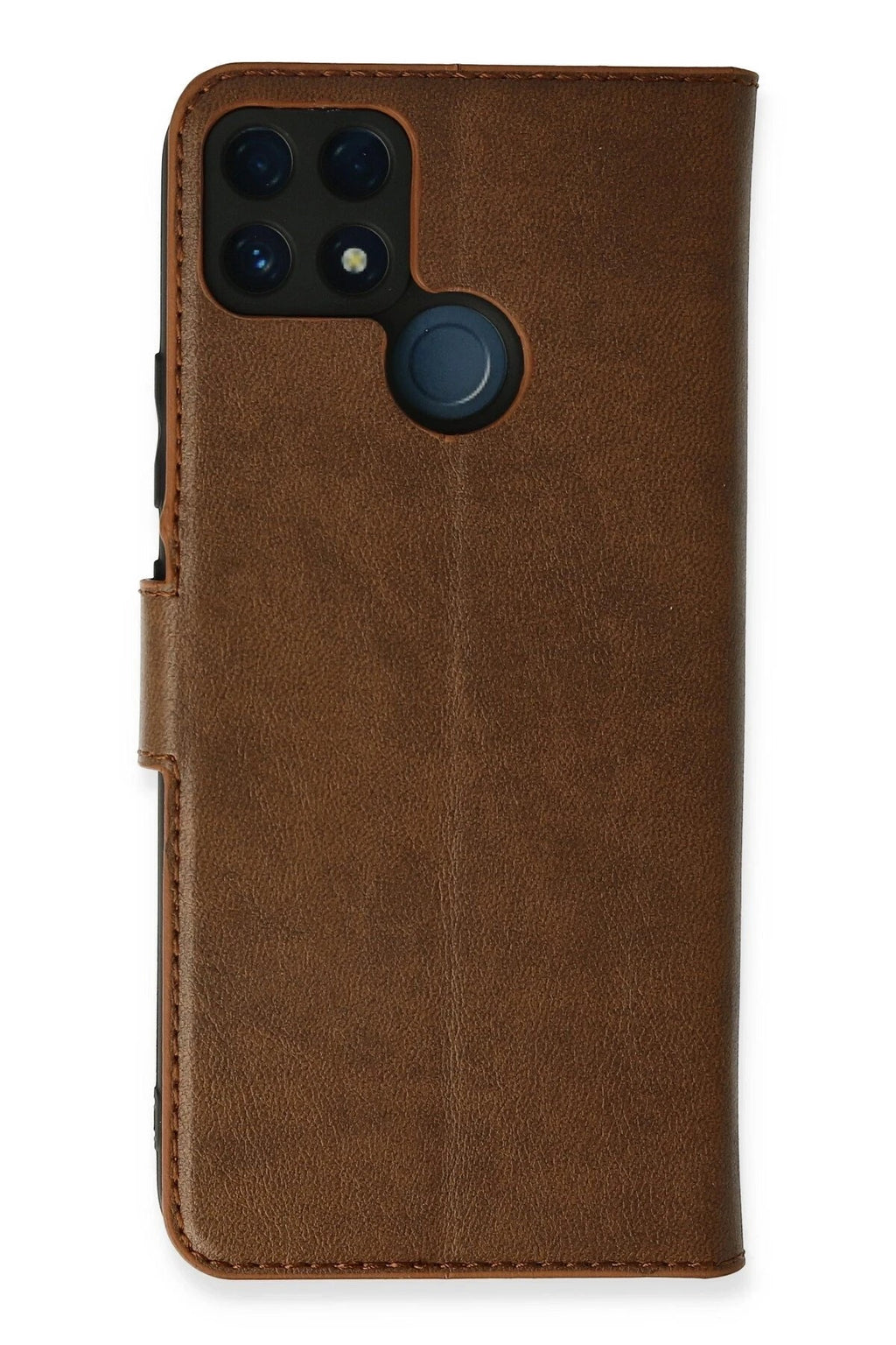 Mey İthalat® Realme C25 Kılıf Trend S Plus Kapaklı Kılıf - Taba