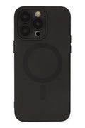 Mey İthalat® iPhone 13 Pro Kılıf Moshi Lens Magneticsafe Silikon - Siyah