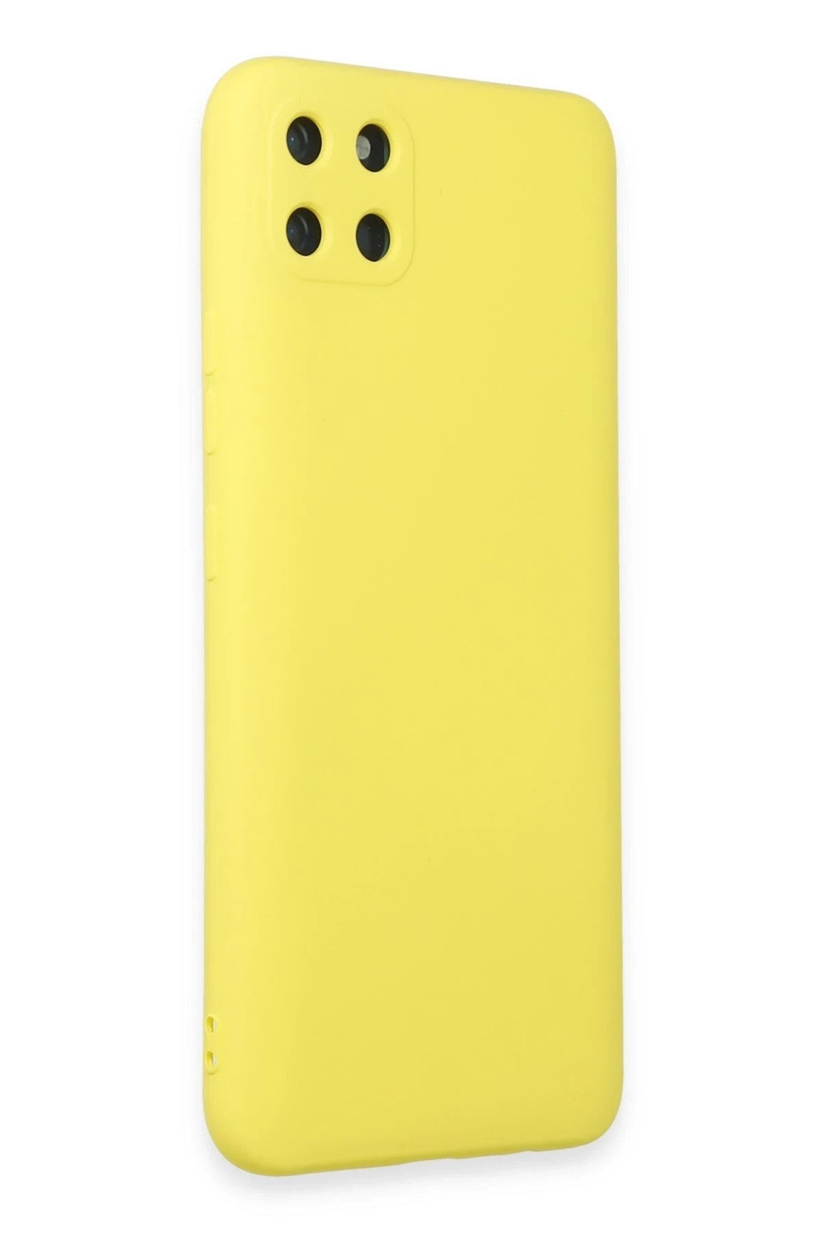 Mey İthalat® Realme C11 Kılıf Nano içi Kadife Silikon - Sarı