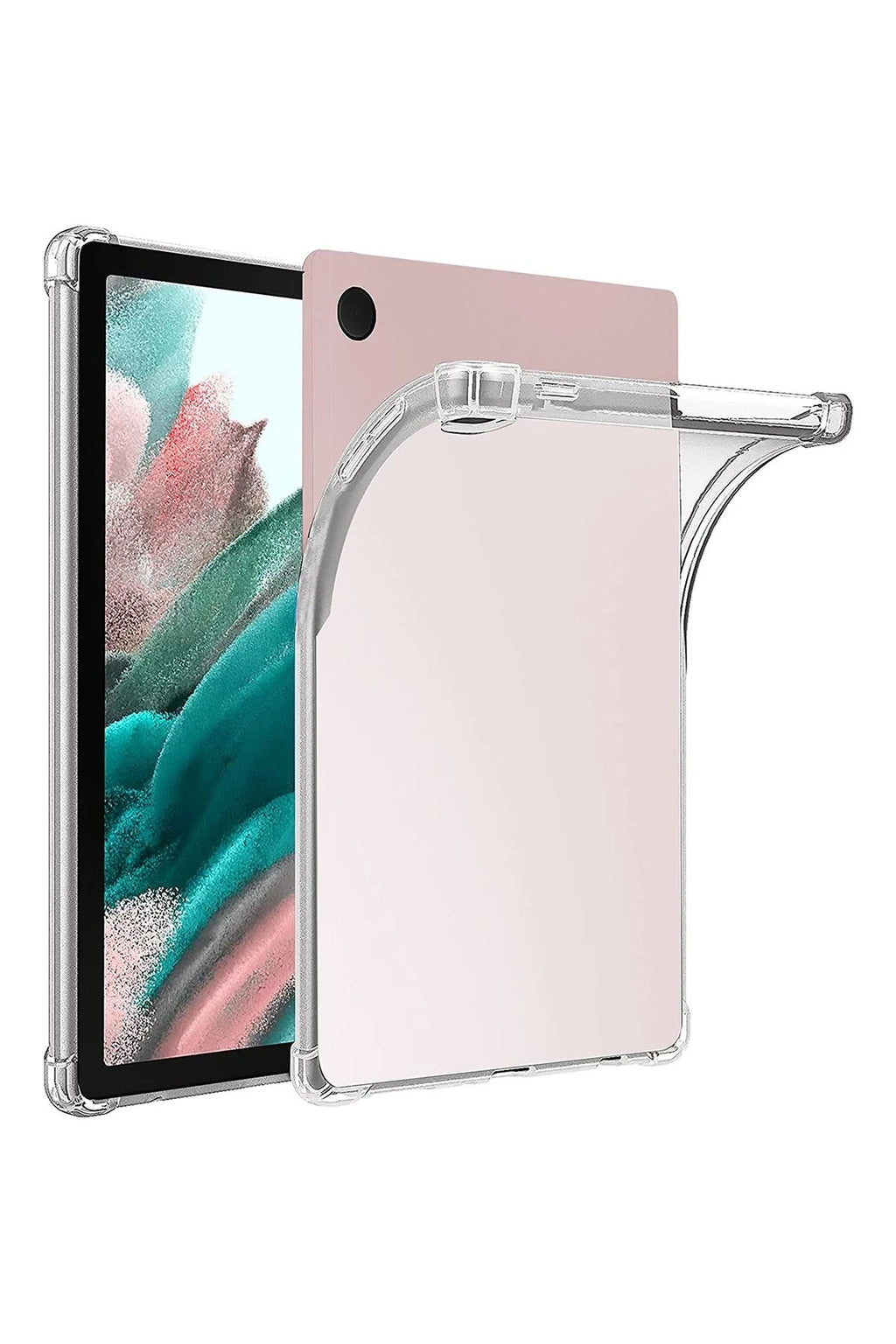 Mey İthalat® Samsung Galaxy Tab A9 Kılıf Anti Shock Tablet Silikon - Şeffaf