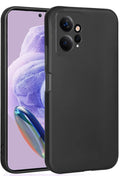 Mey İthalat® Redmi Note 12 4G Kılıf First Silikon - Siyah
