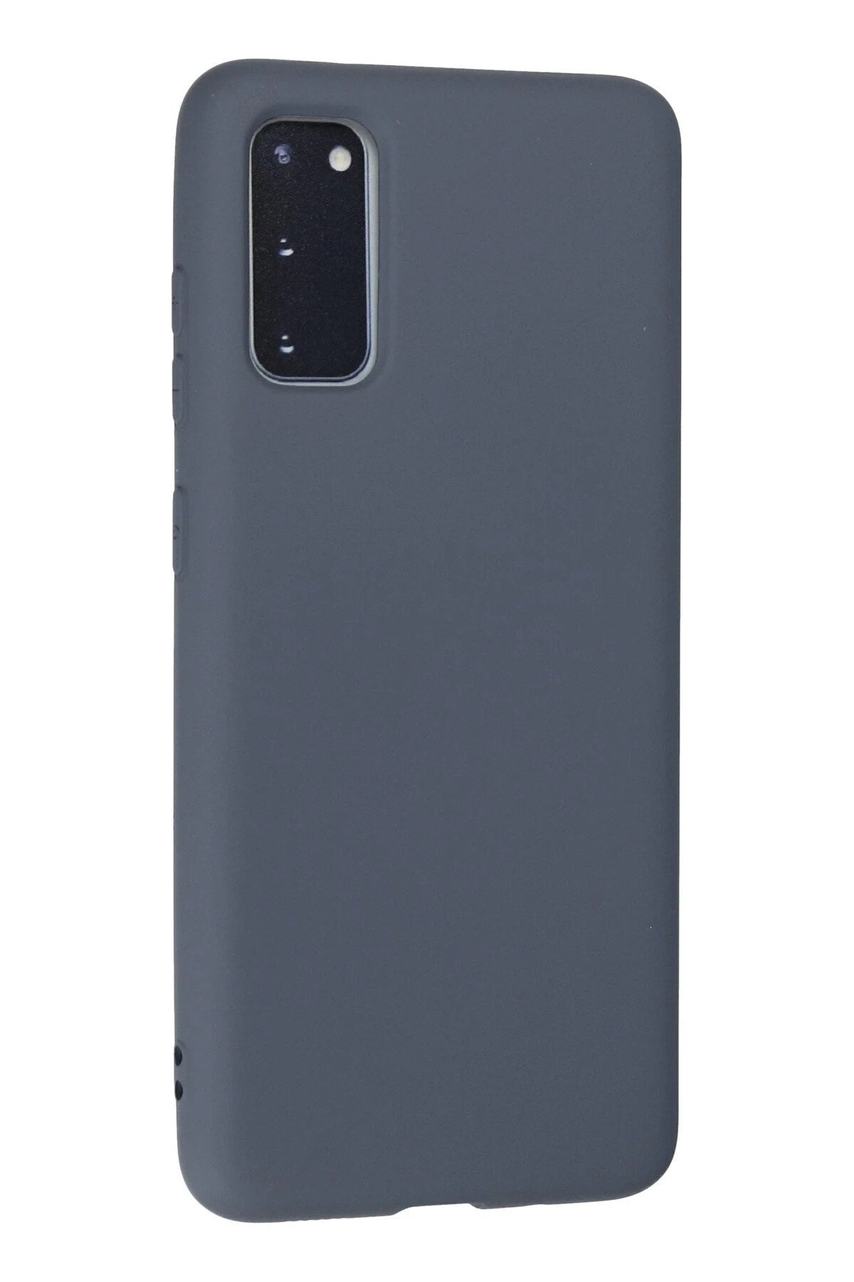 Mey İthalat® Samsung Galaxy S20 Kılıf Nano içi Kadife Silikon - Gri