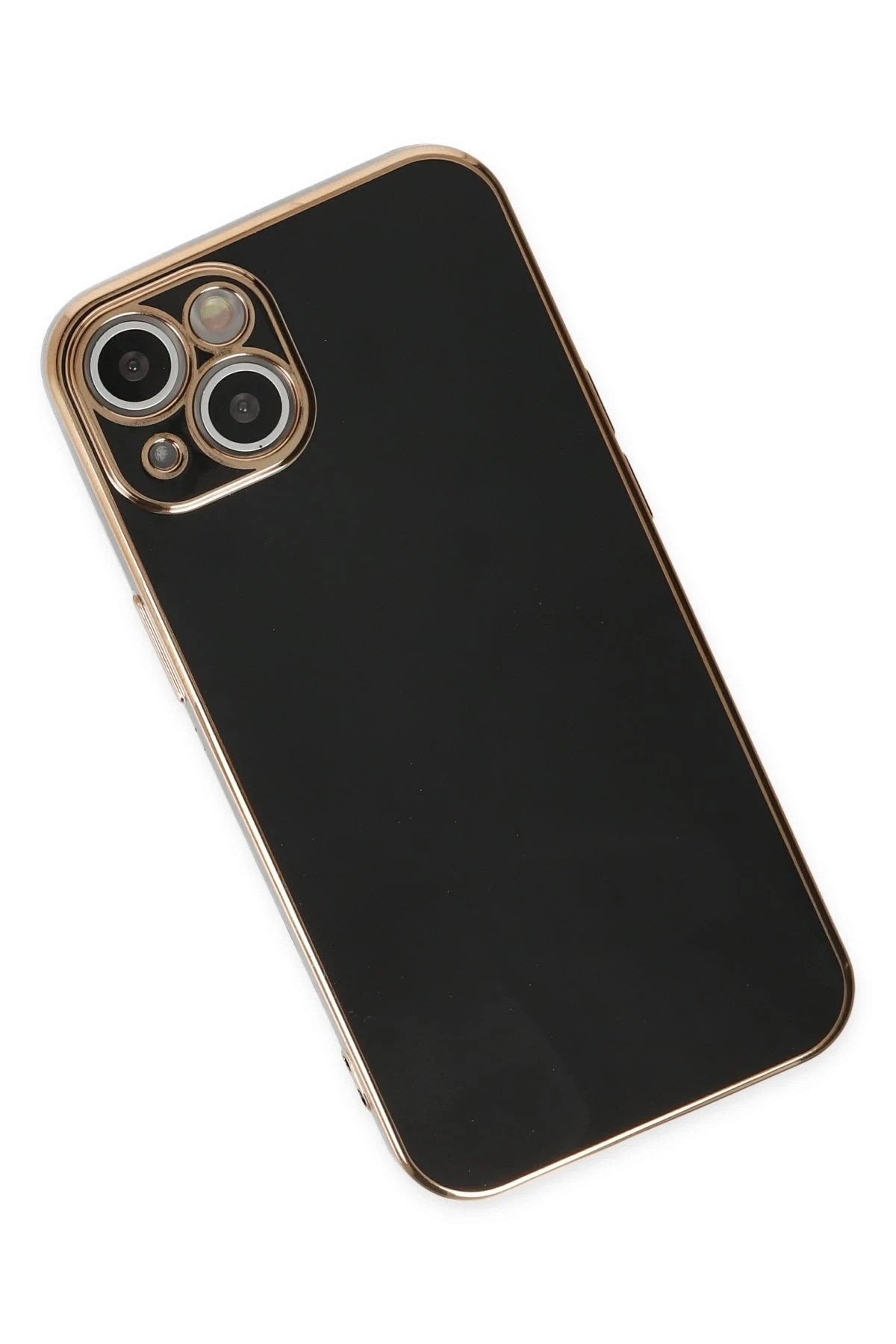 Mey İthalat® iPhone 14 Kılıf Volet Silikon - Siyah