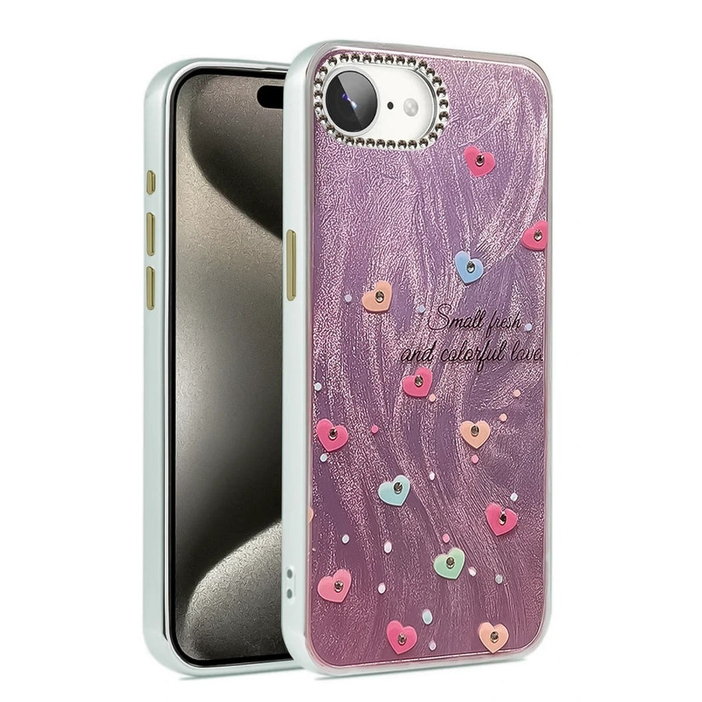 Mey İthalat® iPhone 16E Kılıf Blade Aynalı Desenli Kapak - Desen 8