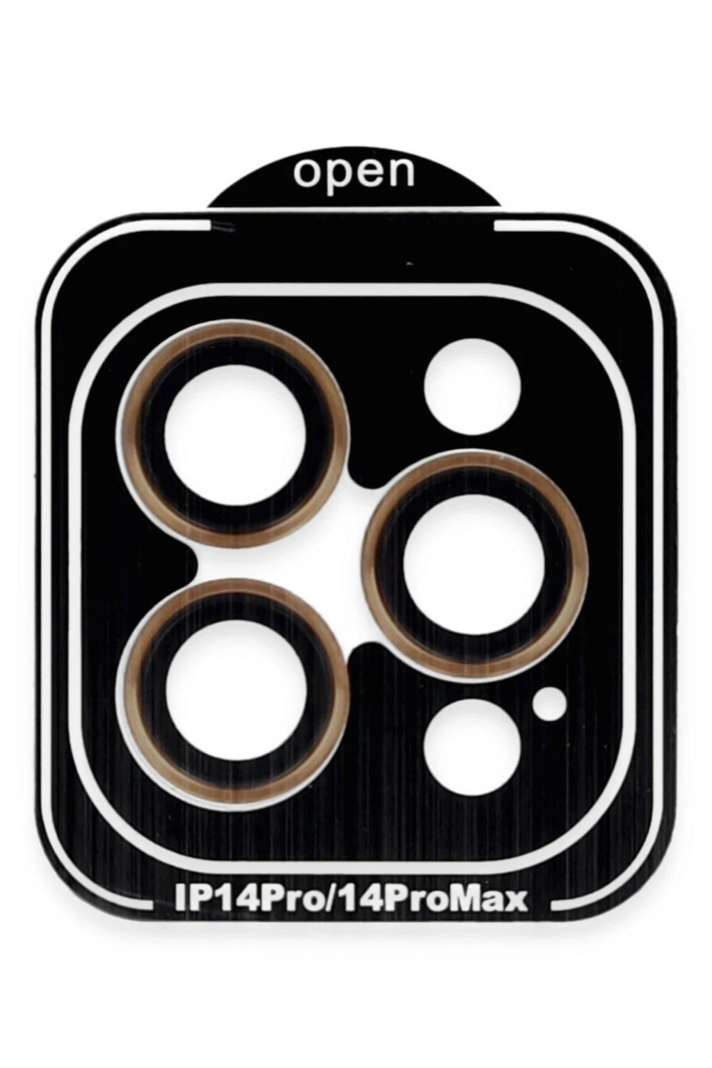 Mey İthalat® iPhone 14 Pro Max PVD Metal Kamera Lens - Turuncu