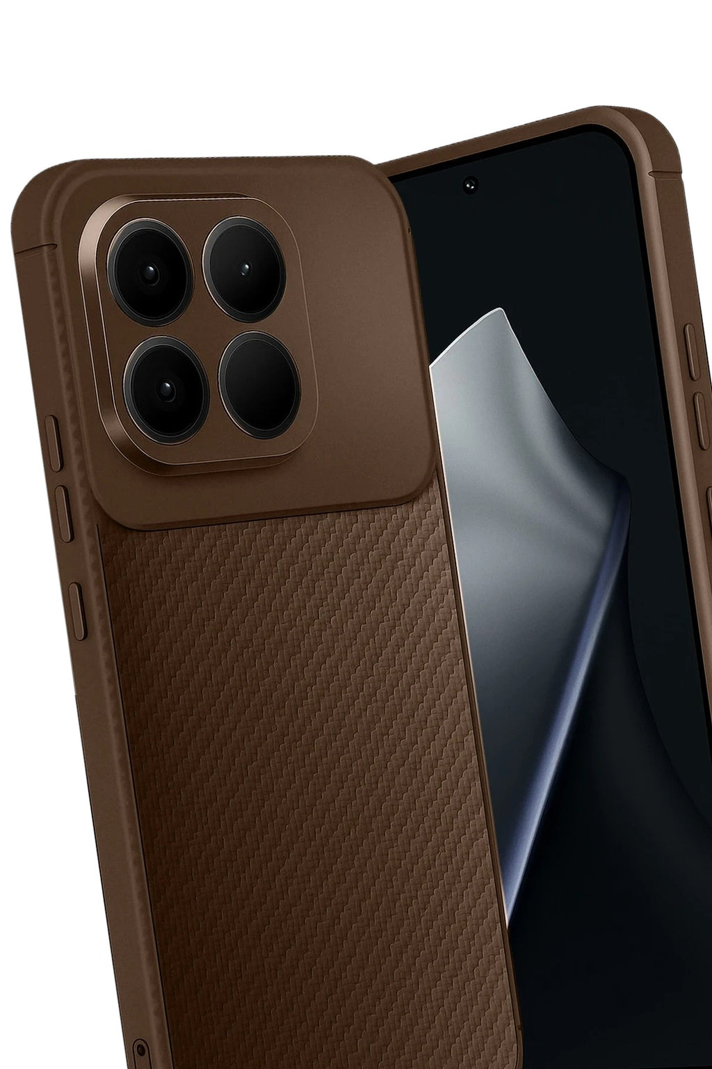 Mey İthalat® Mi 15T Auto Focus Karbon Kapak - Kahverengi