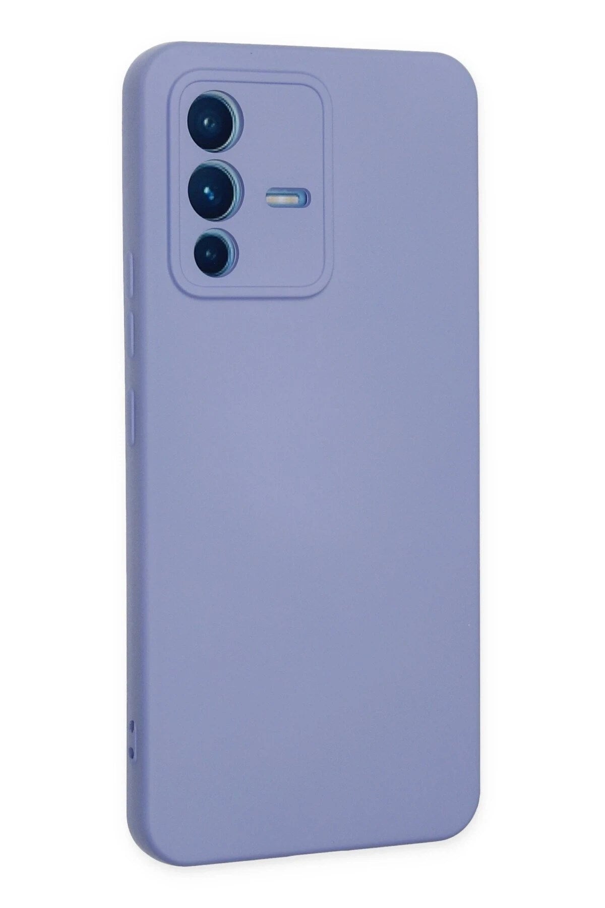 Mey İthalat® Vivo V23 5G Kılıf Nano içi Kadife Silikon - Lila