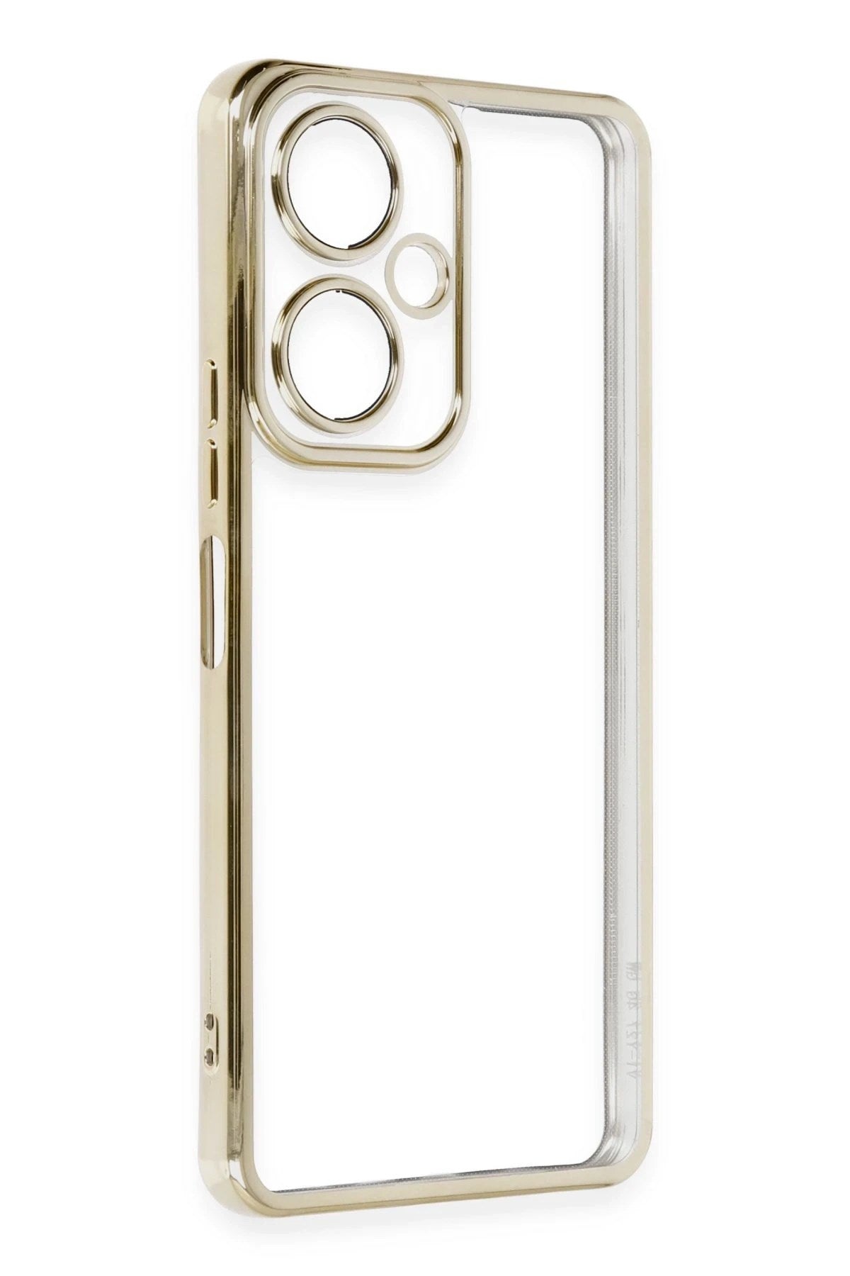 Mey İthalat® Vivo Y27 Kılıf Lensli Silikon - Gold