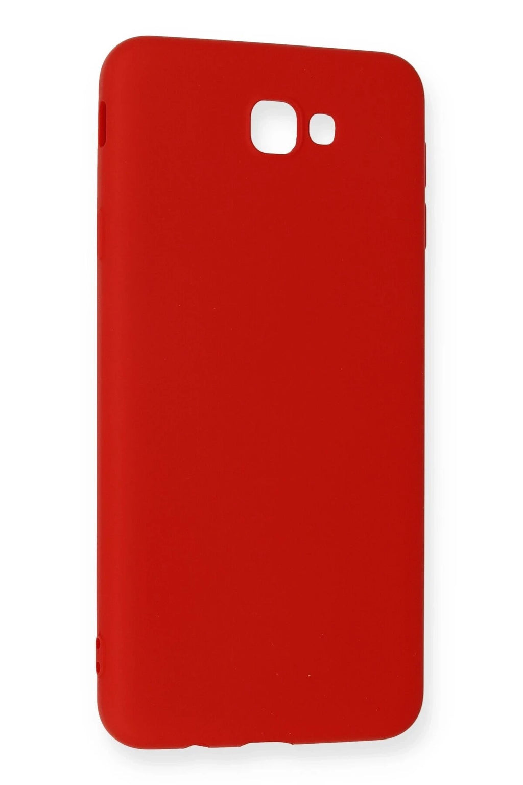 Mey İthalat® Samsung Galaxy J7 Prime Kılıf Nano içi Kadife Silikon - Kırmızı