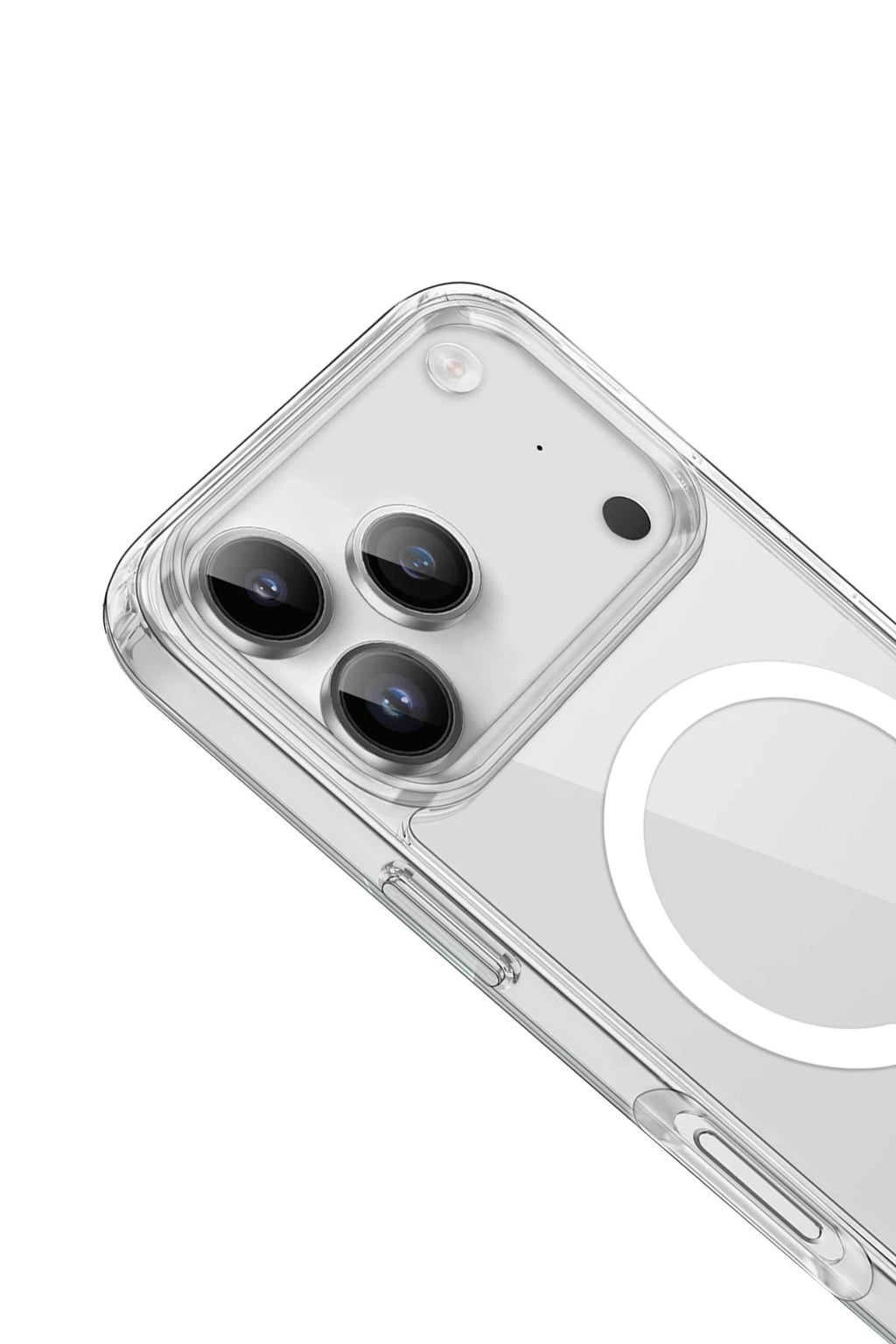 Mey İthalat® iPhone 17 Pro Kılıf Pc Real Magsafe Kapak - Şeffaf