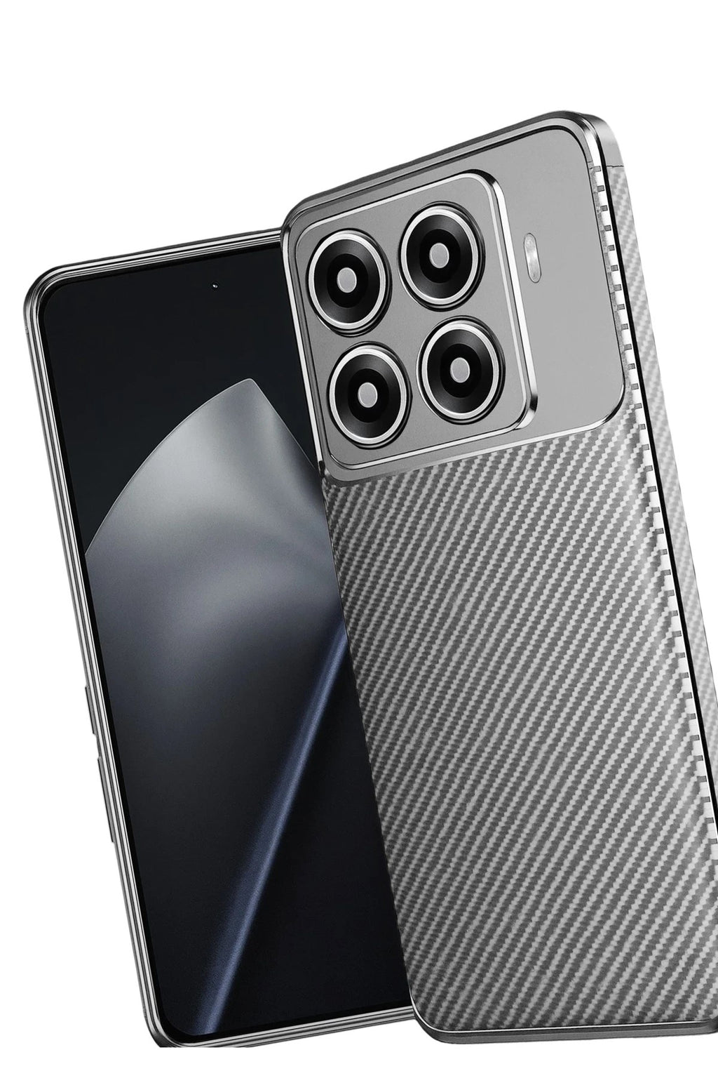 Mey İthalat® Mi 15T Pro Auto Focus Karbon Kapak - Gri