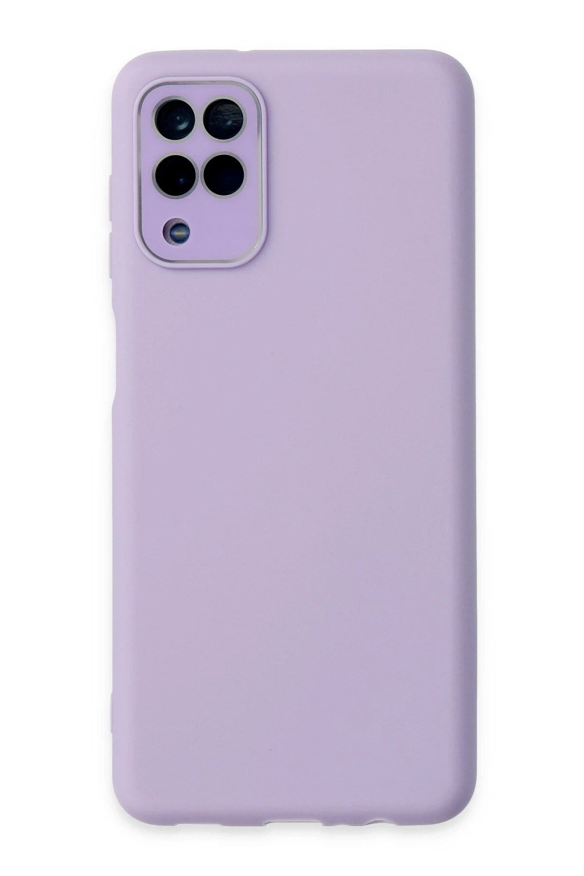 Mey İthalat® Samsung Galaxy A22 Kılıf Lansman Glass Kapak - Lila
