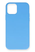 Mey İthalat® iPhone 12 Mini Kılıf Nano içi Kadife Silikon - Mavi