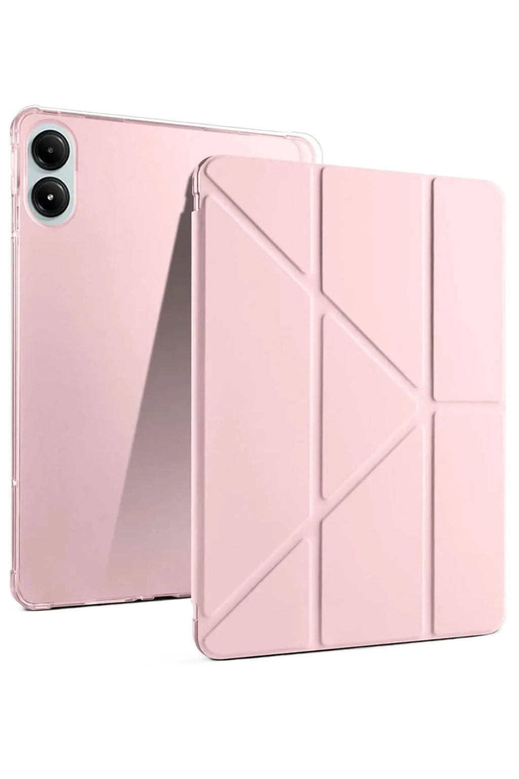 Mey İthalat® Redmi Pad Pro 12.1 Kılıf Kalemlikli Mars Tablet Kılıfı - Rose Gold