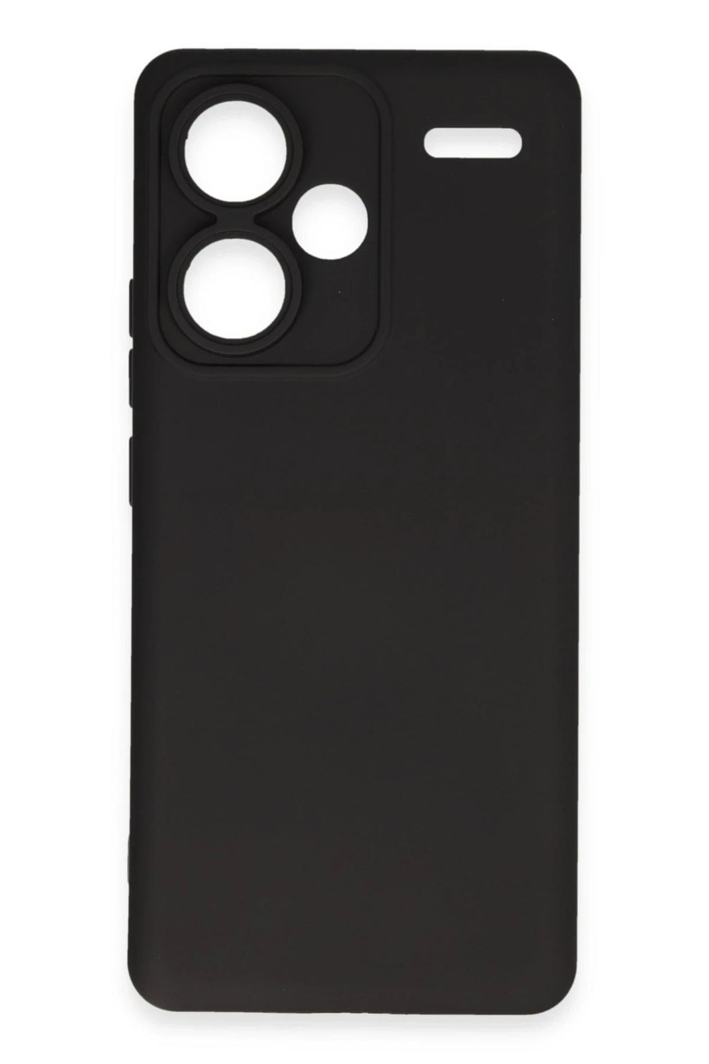 Mey İthalat® Redmi Note 13 Pro Plus Kılıf Nano içi Kadife Silikon - Siyah