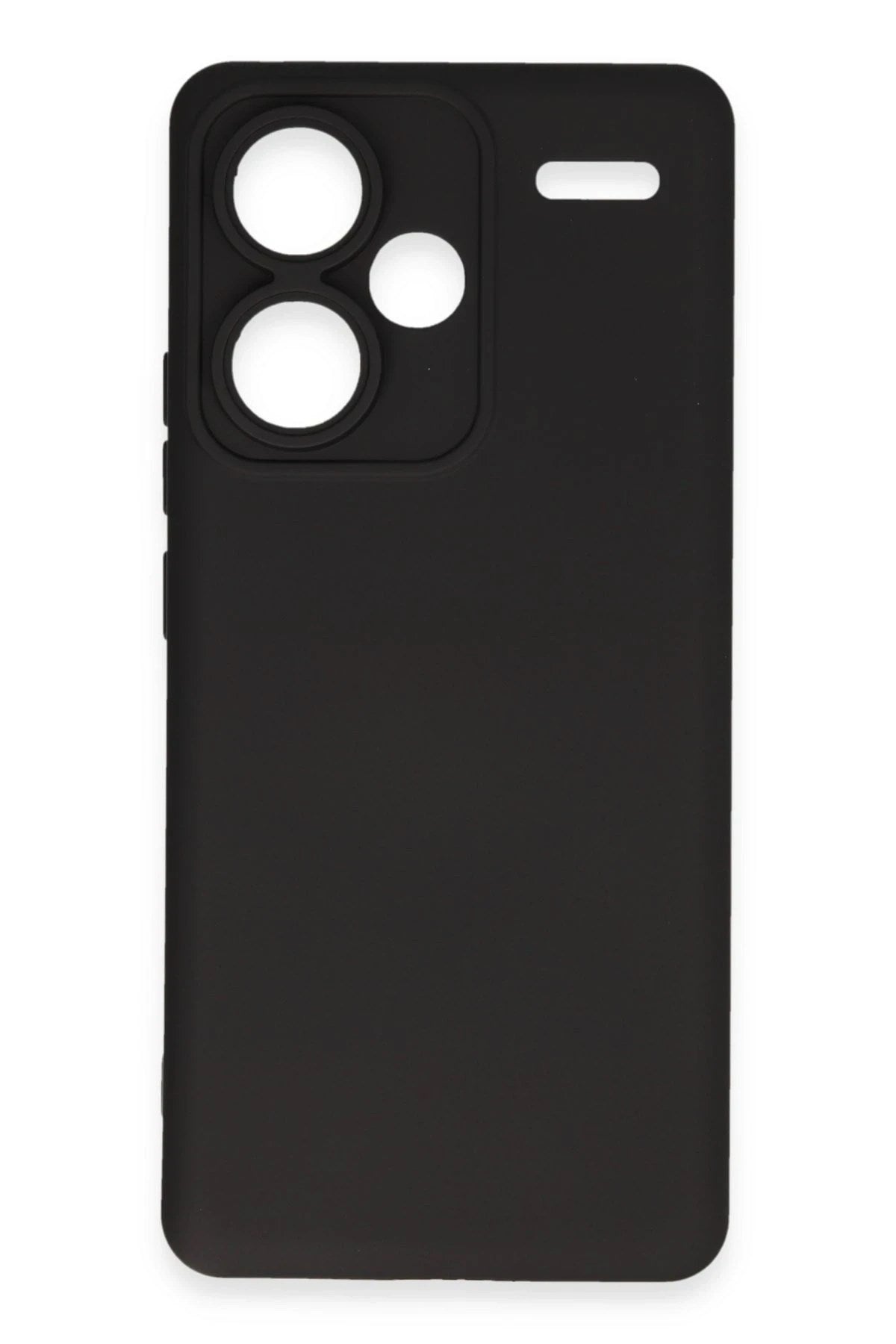 Mey İthalat® Redmi Note 13 Pro Plus Kılıf Nano içi Kadife Silikon - Siyah