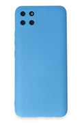 Mey İthalat® Realme C11 Kılıf Nano içi Kadife Silikon - Mavi