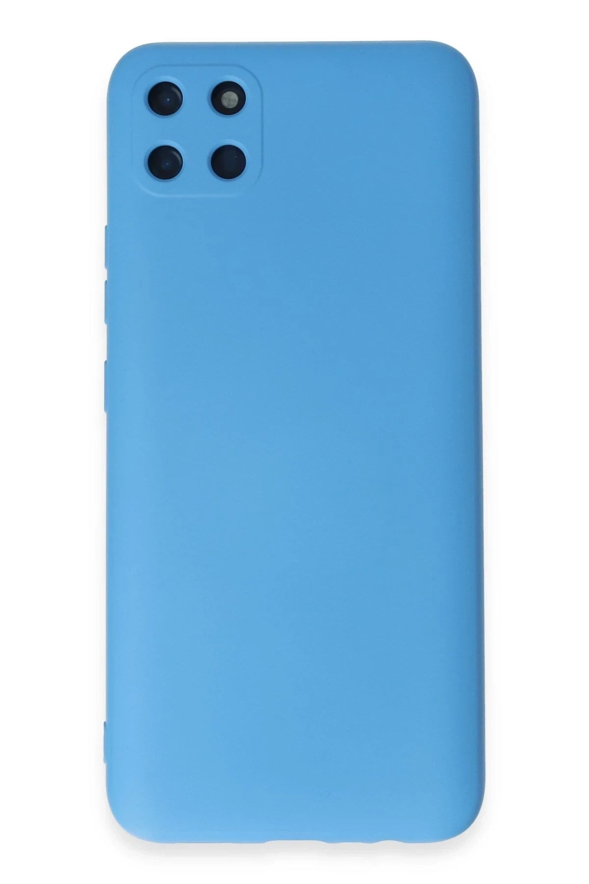 Mey İthalat® Realme C11 Kılıf Nano içi Kadife Silikon - Mavi