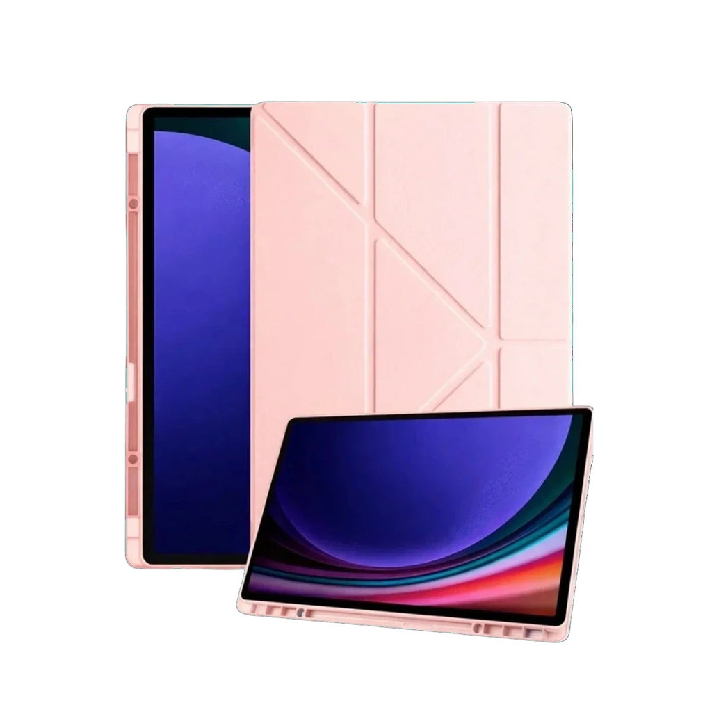 Mey İthalat® Samsung Galaxy X730 Tab S11 Kalemlikli Mars Tablet Kılıfı - Rose Gold
