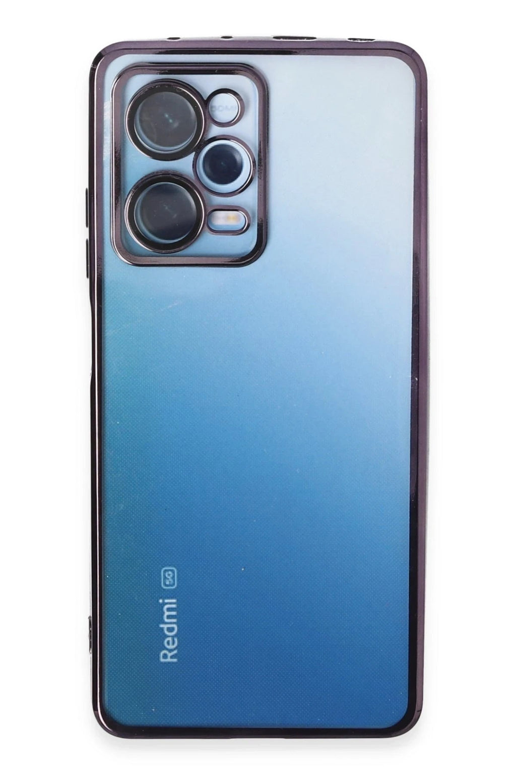 Mey İthalat® Redmi Note 12 Pro 5G Kılıf Lensli Silikon - Mor