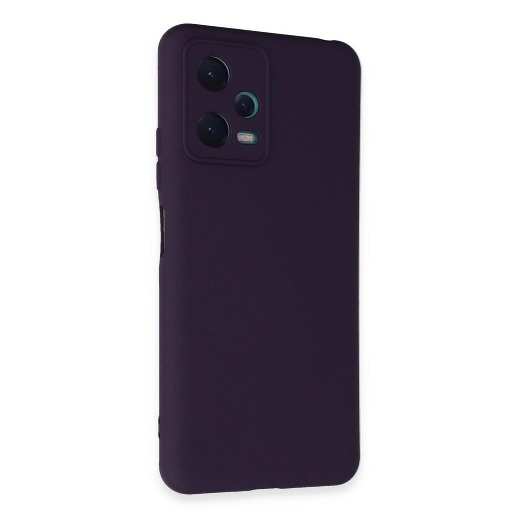 Mey İthalat® Redmi Note 12 5G Kılıf Nano içi Kadife Silikon - Mor