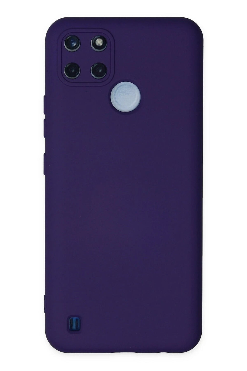 Mey İthalat® Realme C25Y Kılıf Nano içi Kadife Silikon - Mor