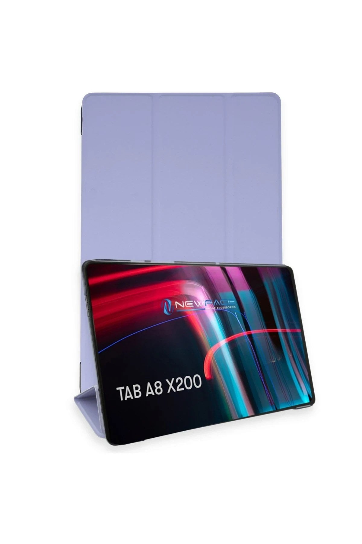 Mey İthalat® Samsung Galaxy X200 Tab A8 10.5 Kılıf Tablet Smart Kılıf - Lila