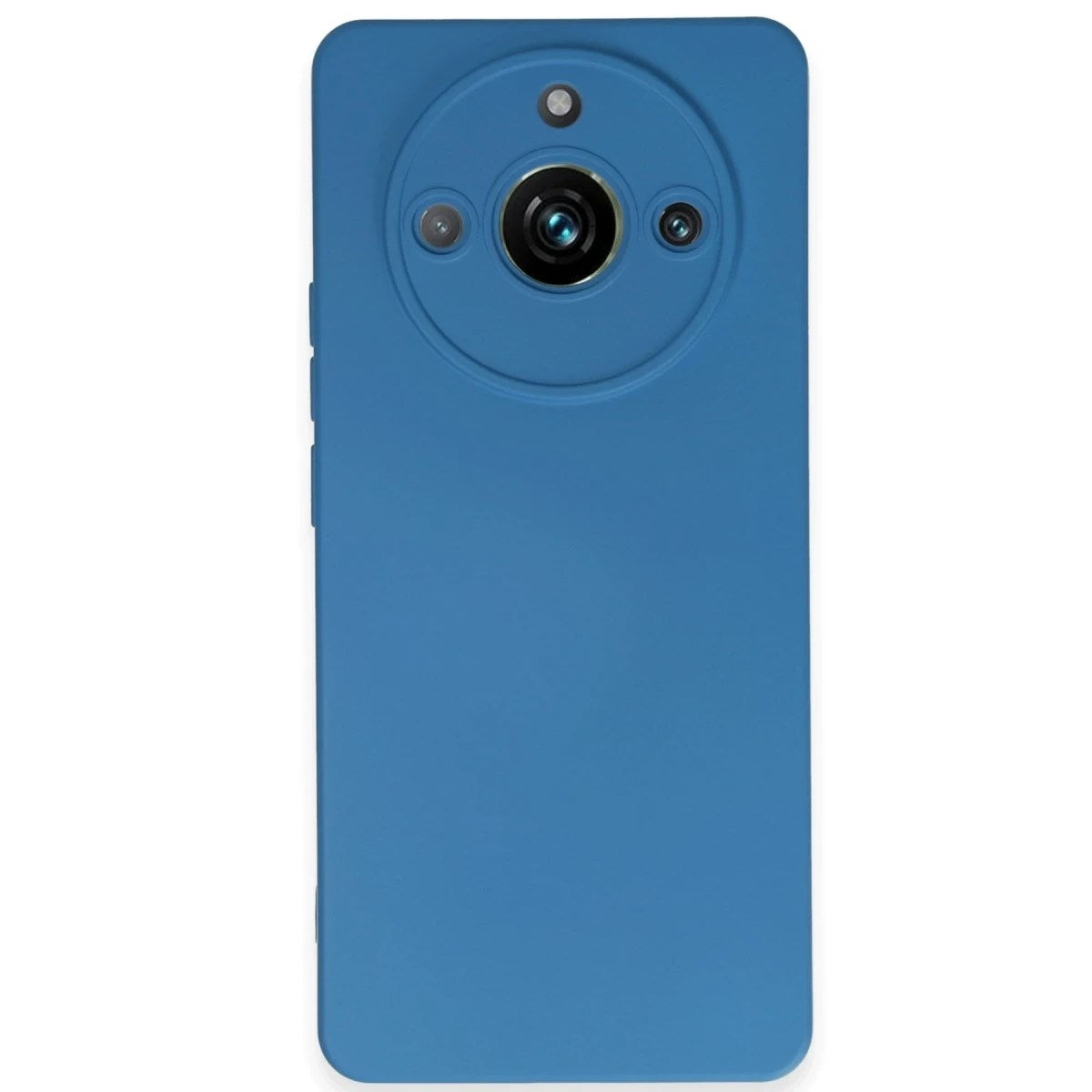 Mey İthalat® Realme 11 Pro Kılıf Nano içi Kadife Silikon - Mavi