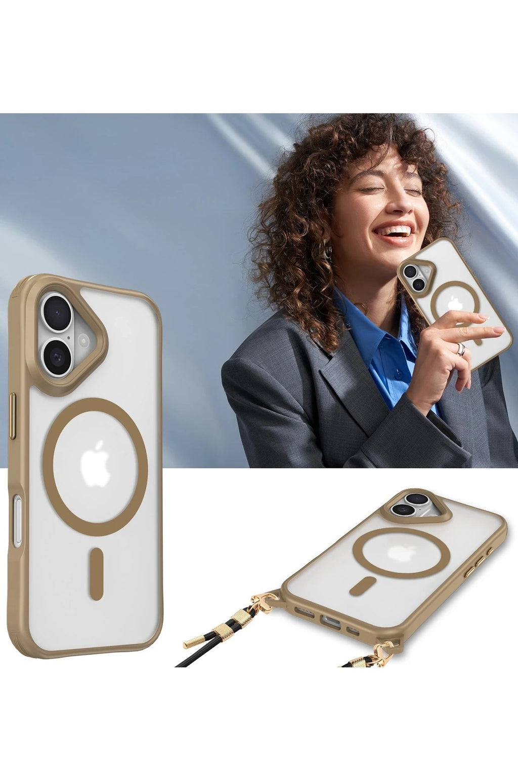 Mey İthalat® iPhone 16 Plus Kılıf Enka Magsafe Silikon Kılıf - Siyah