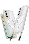 Mey İthalat® Samsung Galaxy S23 FE Kılıf Enka Magsafe Silikon Kılıf - Şeffaf