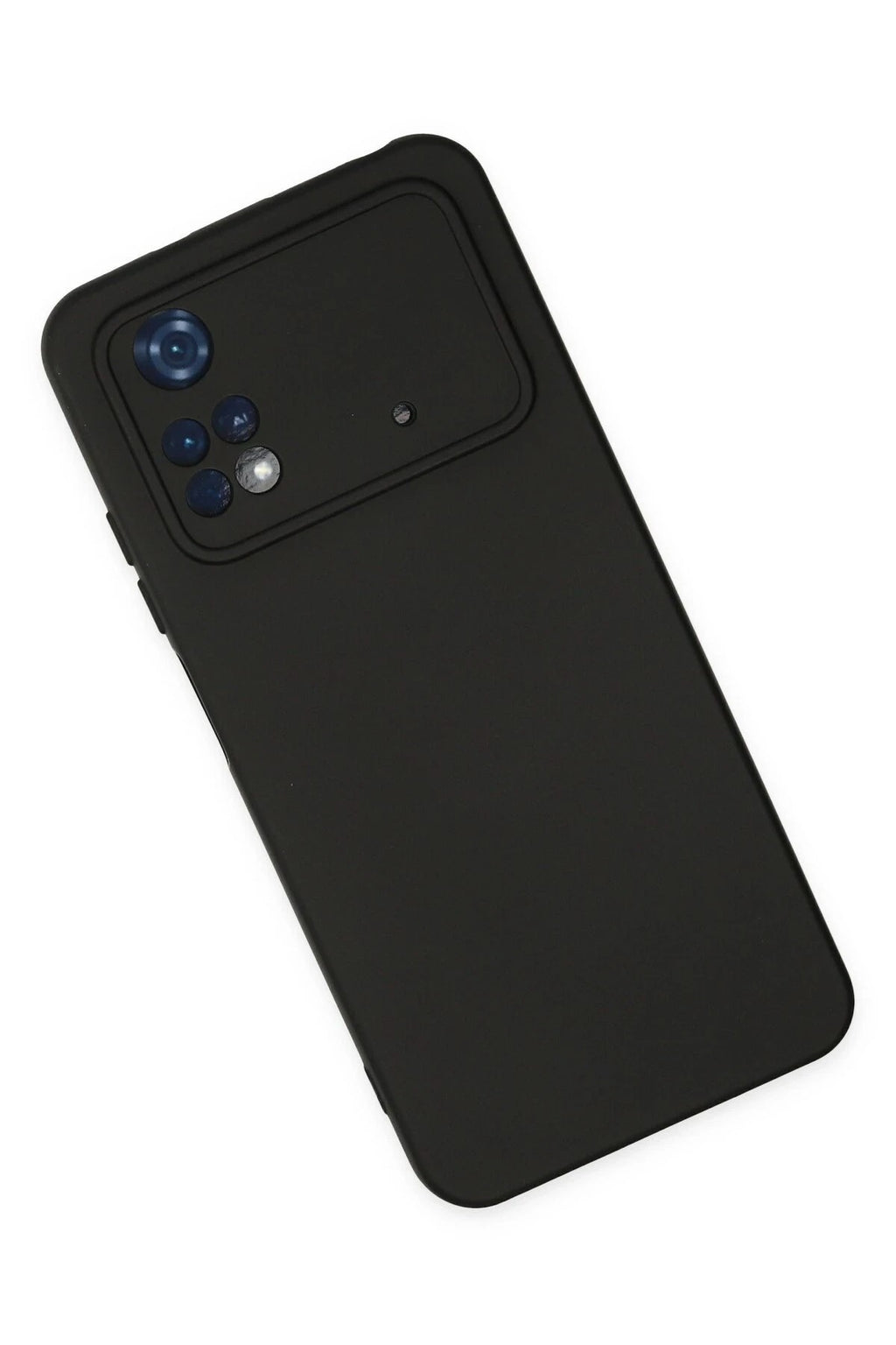 Mey İthalat® Poco M4 Pro 4G Kılıf Nano içi Kadife Silikon - Siyah