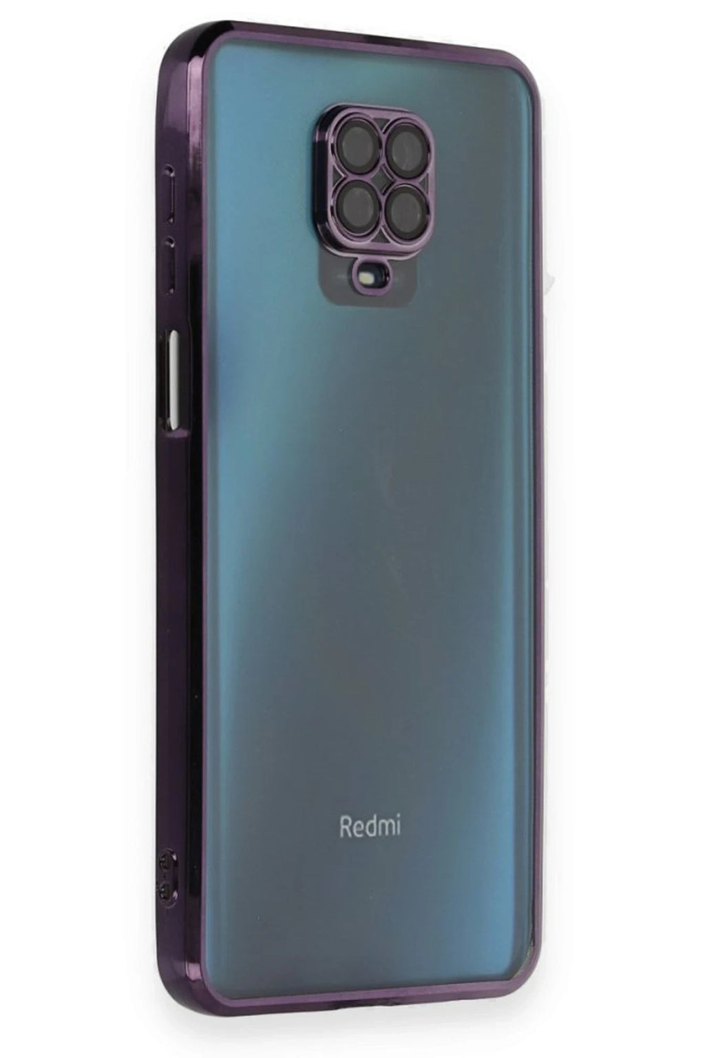 Mey İthalat® Redmi Note 9 Pro Kılıf Lensli Silikon - Mor