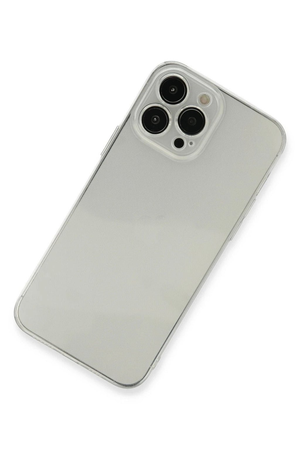 Mey İthalat® iPhone 13 Pro Max Kılıf Fly Lens Silikon - Şeffaf