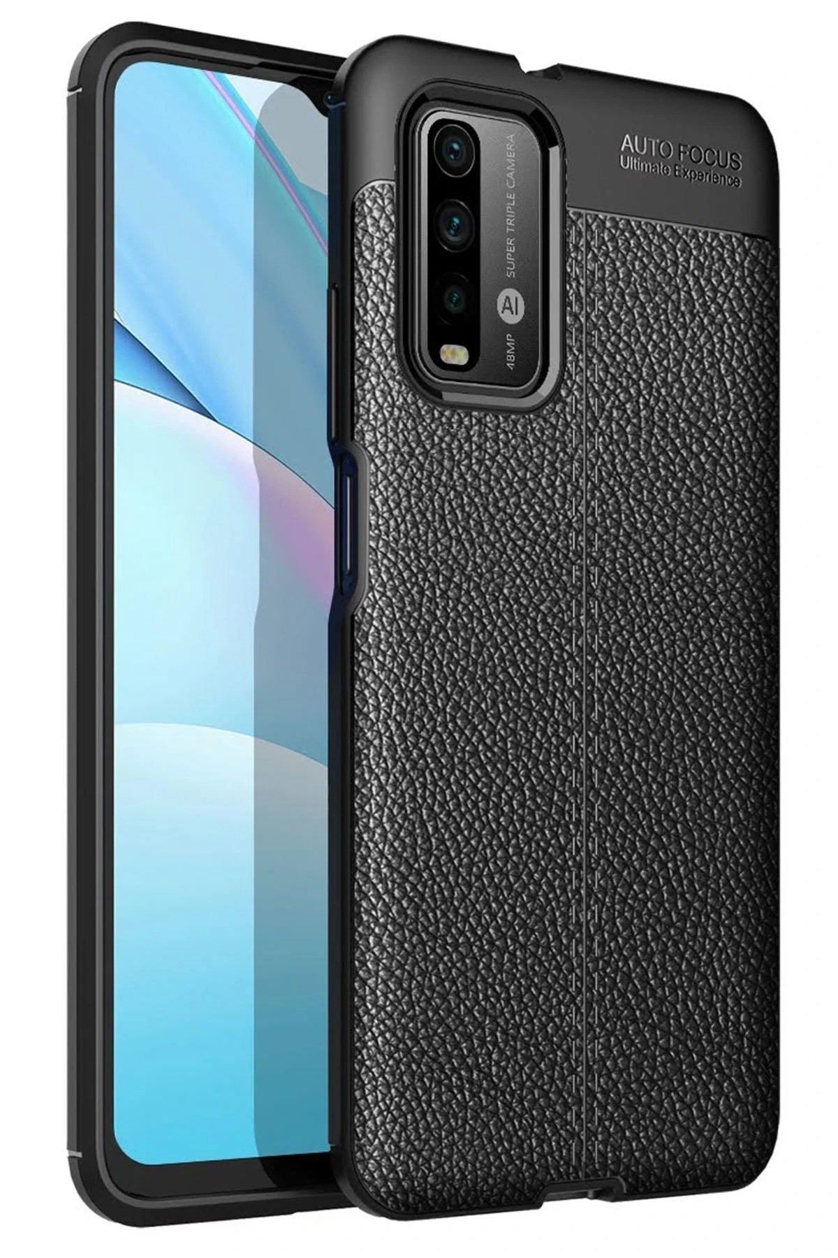 Mey İthalat® Redmi 9T Kılıf Auto Focus Kapak - Siyah