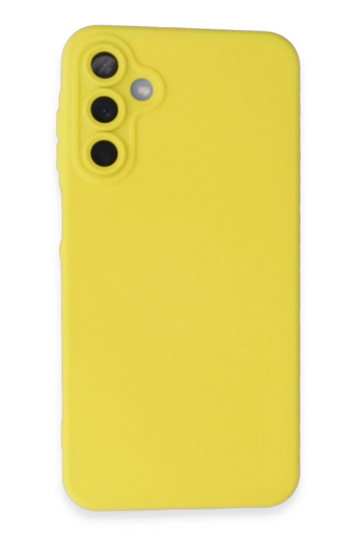 Mey İthalat® Samsung Galaxy A25 5G Kılıf Nano içi Kadife Silikon - Sarı