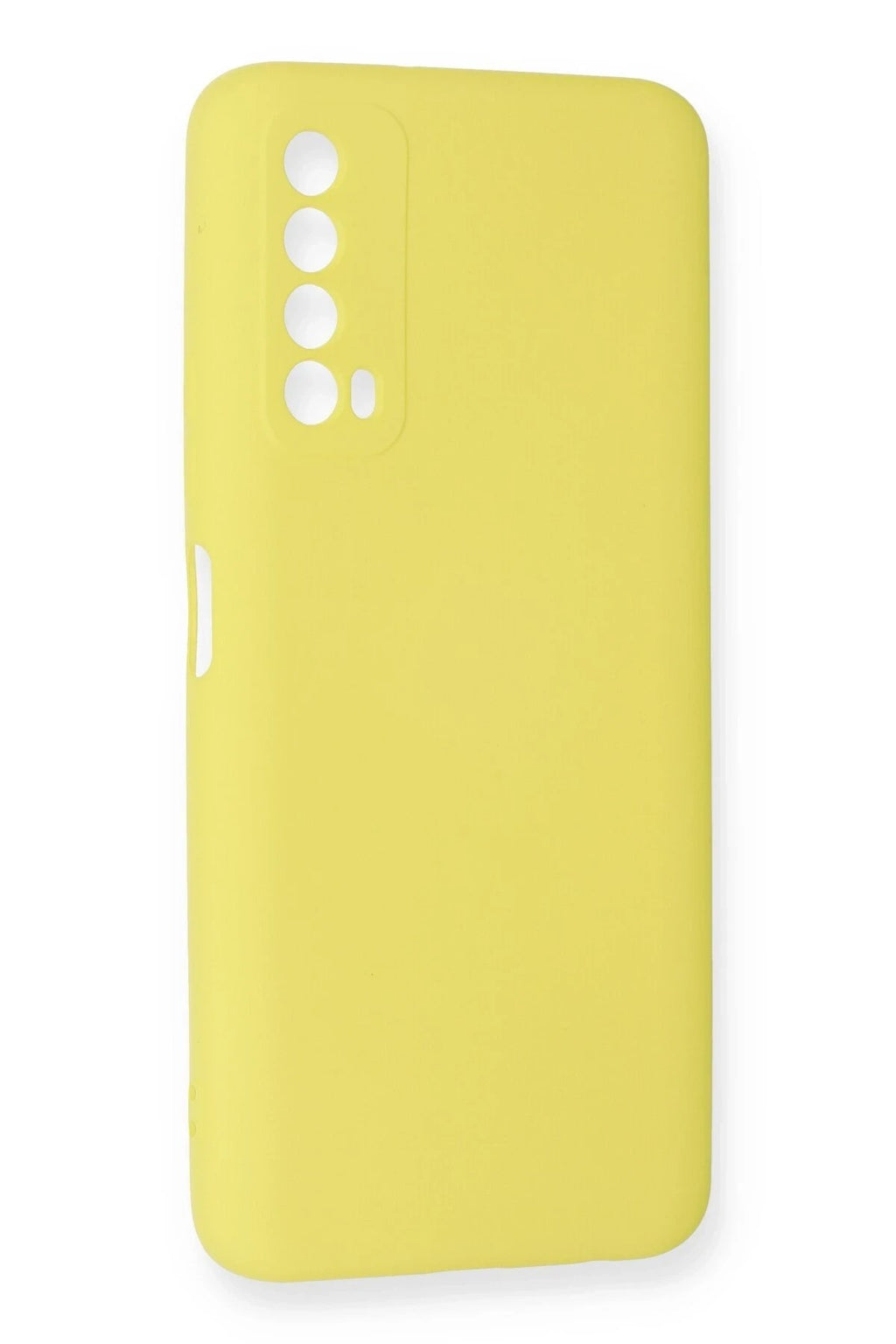 Mey İthalat® Huawei P Smart 2021 Kılıf Nano içi Kadife Silikon - Sarı