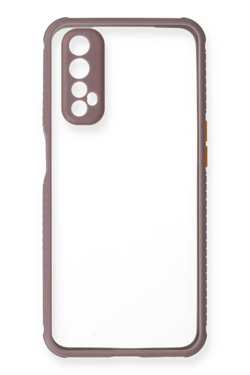 Mey İthalat® Realme 7 Kılıf Miami Şeffaf Silikon - Açık Mor