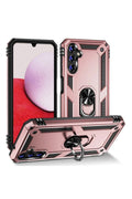 Mey İthalat® Samsung Galaxy A04S Kılıf Sofya Yüzüklü Silikon Kapak - Rose