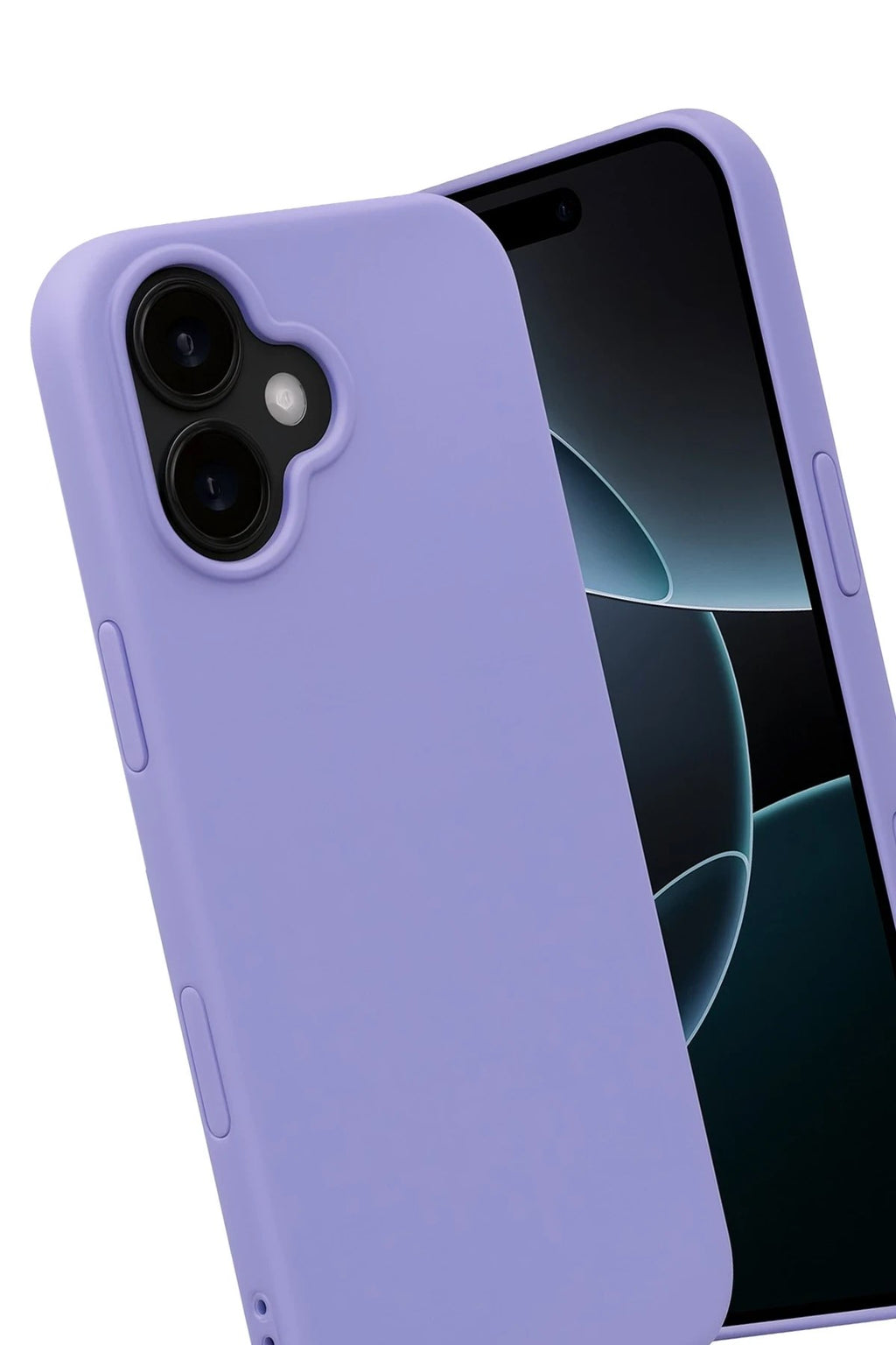Mey İthalat® iPhone 17 Nano içi Kadife Silikon - Lila