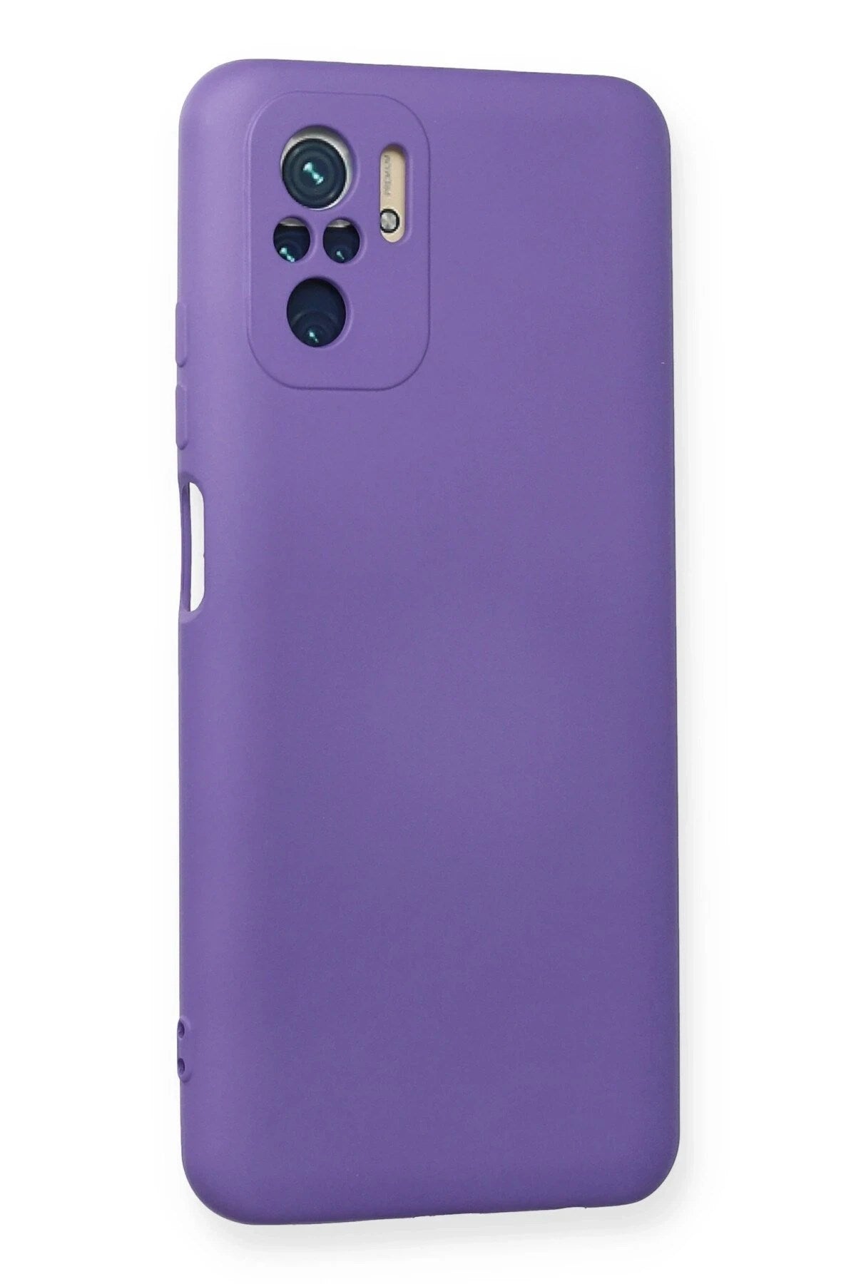 Mey İthalat® Redmi Note 10 Kılıf Nano içi Kadife Silikon - Mor