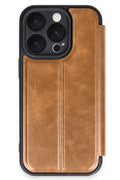 Mey İthalat® iPhone 16 Pro Max Kılıf Flip Cover - Taba