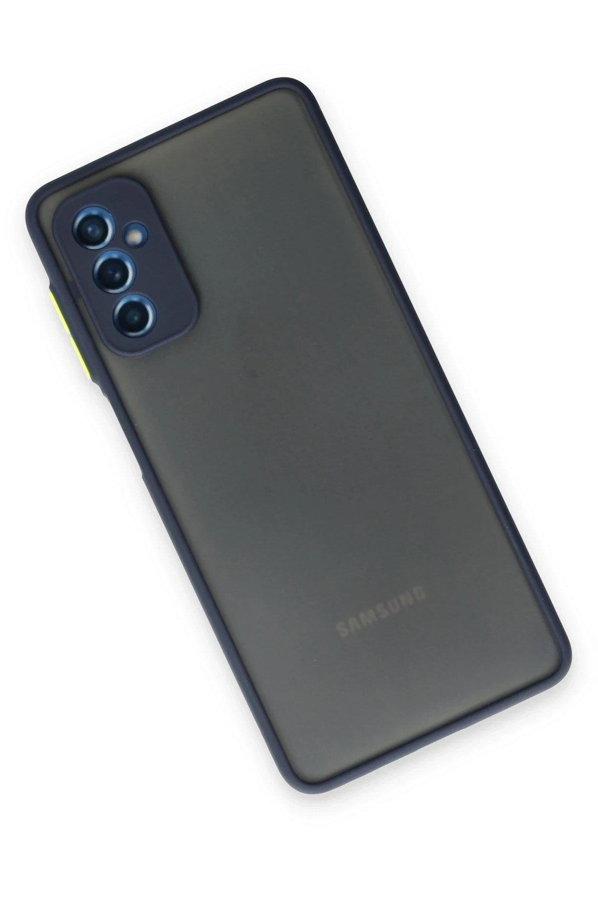 Mey İthalat® Samsung Galaxy M52 5G Kılıf Montreal Silikon Kapak - Lacivert