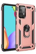 Mey İthalat® Samsung Galaxy A32 Kılıf Sofya Yüzüklü Silikon Kapak - Rose