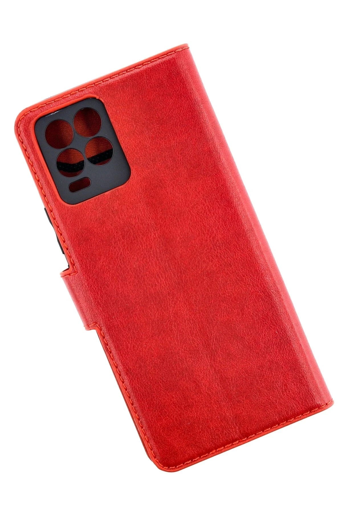 Mey İthalat® Realme 8 Pro Kılıf Trend S Plus Kapaklı Kılıf - Kırmızı